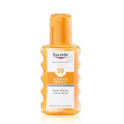 EUCERIN Sun Oil Control Dry Touch színtelen napozó spray FF50 (200ml) 