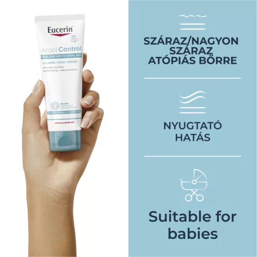 EUCERIN AtopiControl arckrém (50ml) 