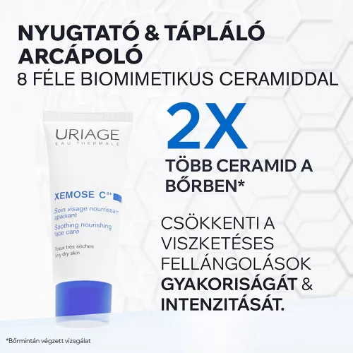 URIAGE Xémose C8+ Nyugtató tápláló arckrém száraz bőrre (40ml) 