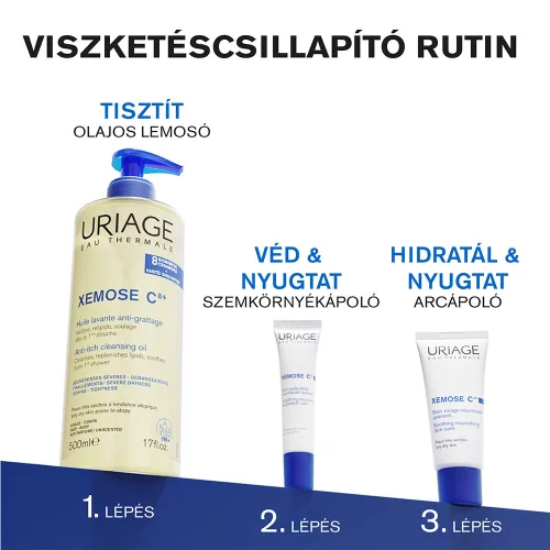 URIAGE Xémose C8+ Nyugtató tápláló arckrém száraz bőrre (40ml) 