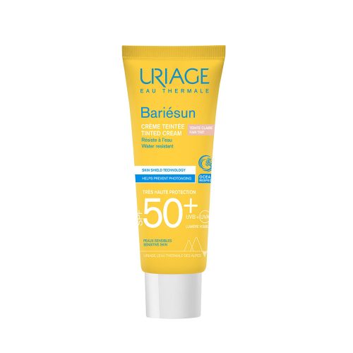 URIAGE Bariésun színezett arckrém világos árnyalat (Fair) SPF50+ (50ml)    