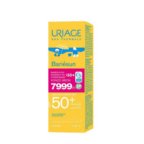 URIAGE Bariésun Kid gyermek naptej SPF50+ vonzó áron (100ml)