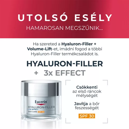EUCERIN Hyaluron-Filler + Volume-Lift arckrém normál, vegyes bőrre (50ml) 