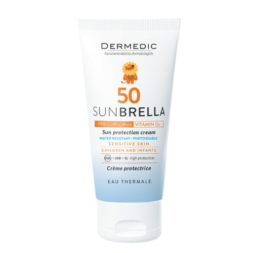 DERMEDIC Sunbrella Baby napfényvédő arckrém gyermekeknek és babáknak SPF50 (50ml)