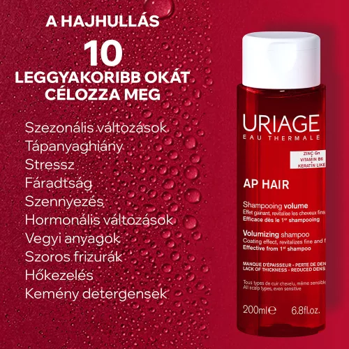 URIAGE AP Hair Volumennövelő sampon (200ml)