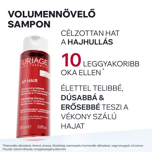 URIAGE AP Hair Volumennövelő sampon (200ml)