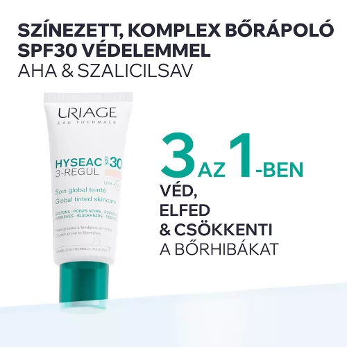 URIAGE Hyséac 3 - Regul színezett krém SPF30 (40ml)  