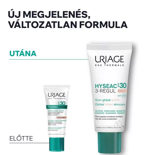 URIAGE Hyséac 3 - Regul színezett krém SPF30 (40ml)  