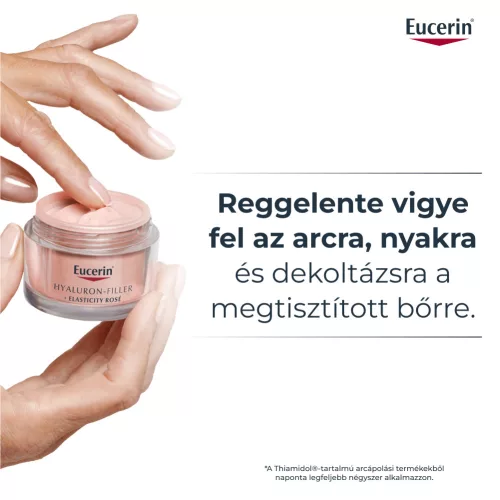 EUCERIN Hyaluron-Filler + Elasticity Bőrtömörséget regeneráló nappali arckrém SPF30 rose (50ml)