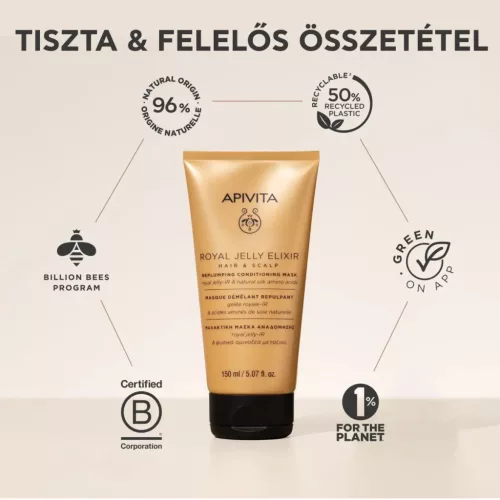 APIVITA Royal Jelly Elixir kondicionáló hajmaszk (150ml)
