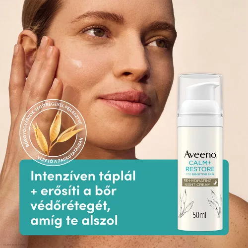 AVEENO Calm+ Restore hidratáló éjszakai arckrém (50ml)
