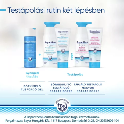 BEPANTHEN Derma bőrkímélő tusfürdő gél (200ml)