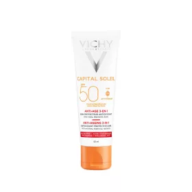   VICHY Capital Soleil Anti-Age 3in1 öregedésgátló napvédő krém SPF50 (50ml)  
