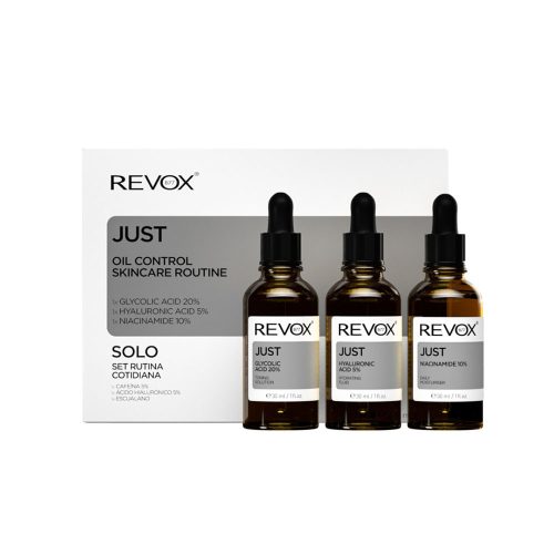 REVOX Just Bőrápolási rutin szett zsíros bőrre (3x30ml)