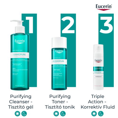 EUCERIN DermoPure Clinical Purifying Toner - Tisztító tonik (200ml)
