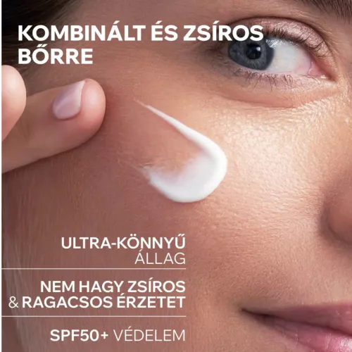 URIAGE Hyséac Fluid faggyútermelést szabályozó fényvédő mattító SPF50+ (50ml)