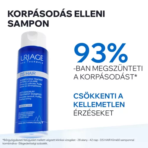 URIAGE D.S. Hair sampon korpás fejbőrre (200ml) 