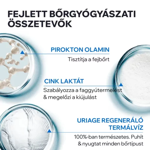 URIAGE D.S. Hair sampon korpás fejbőrre (200ml) 