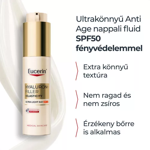 Eucerin Hyal.-F.+Elast. FF50 fluid nappali ultra k 50ml