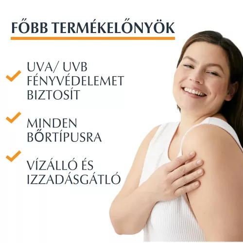 EUCERIN Sun Oil Control Dry Touch napozó krém-gél testre SPF30 (200ml)