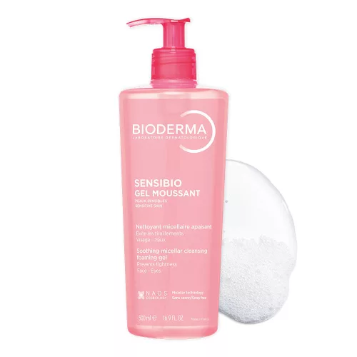 BIODERMA Sensibio Gel Moussant habzó tisztító gél (500ml)