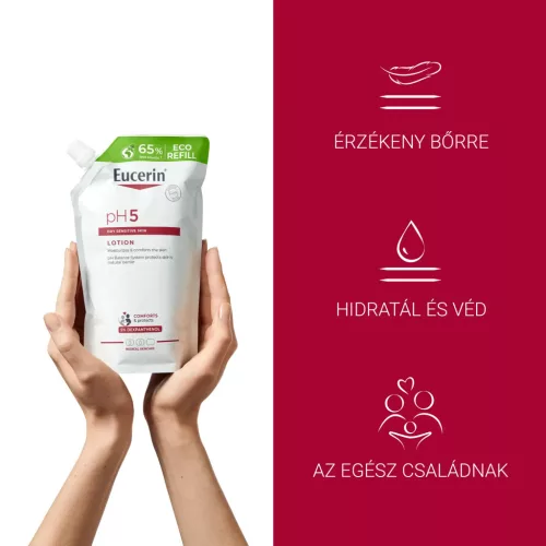 EUCERIN pH5 intenzív testápoló öko utántöltő 400ml