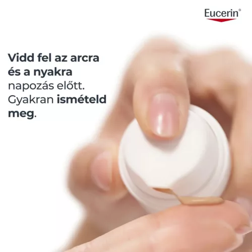 EUCERIN Sun Photoaging Control színezett napozó krém arcra FF50+ medium (50ml) 