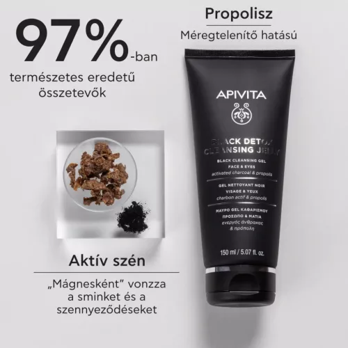 APIVITA Arctisztító Black Detox (150ml)