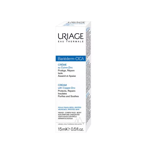 URIAGE Bariéderm-Cica Cu-Zn sebkezelő krém (15ml)