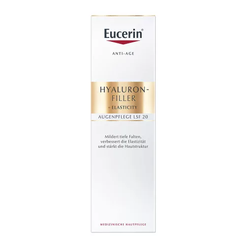 EUCERIN Hyaluron-Filler + Elasticity Bőrtömörséget regeneráló szemránckrém SPF20 (15ml)  