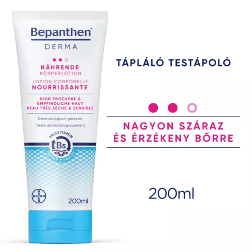 BEPANTHEN Derma tápláló testápoló (200ml)