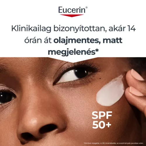 EUCERIN Sun Oil Control napozó gél-krém arcra SPF50+ (50ml) 