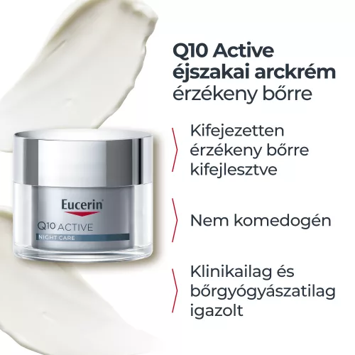 EUCERIN Q10 Active ránctalanító éjszakai arckrém (50ml) 