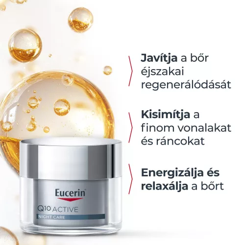 EUCERIN Q10 Active ránctalanító éjszakai arckrém (50ml) 