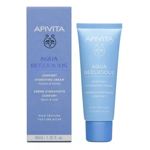APIVITA Aqua Beelicious hidratáló rich krém normál/száraz bőrre (40ml)