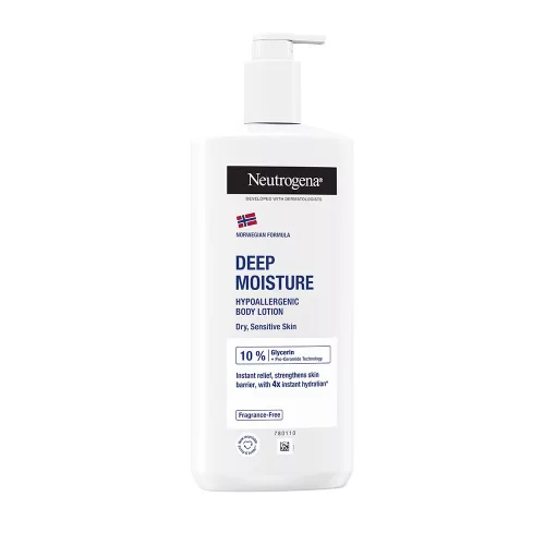 NEUTROGENA Deep Moisture testápoló érzékeny bőrre (400ml)