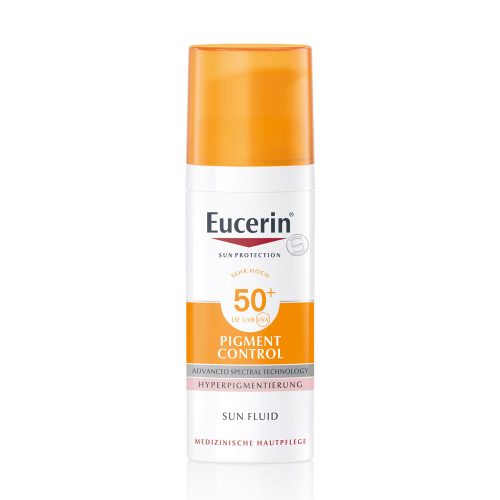 EUCERIN Sun Pigment Control napozó fluid arcra FF50+ (50ml)  