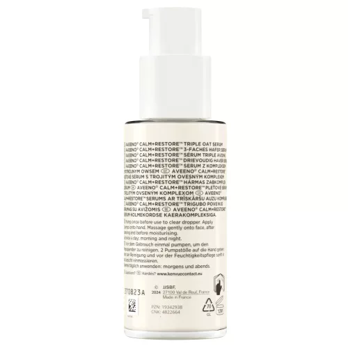 AVEENO Calm+ Restore hármas zabkomplex szérum (30ml)