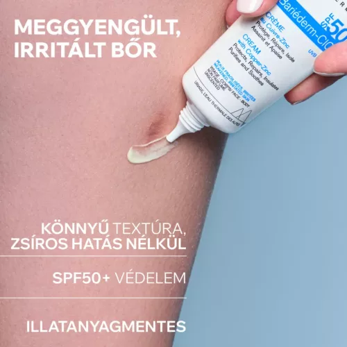 URIAGE Bariéderm-Cica Cu-Zn sebkezelő krém SPF50+ (40ml)  