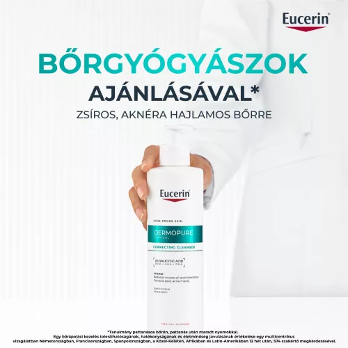 EUCERIN DermoPure Clinical Correcting Cleanser - Mélytisztító gél (400ml)