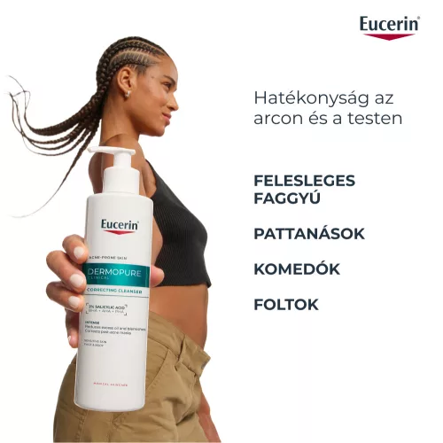 EUCERIN DermoPure Clinical Correcting Cleanser - Mélytisztító gél (400ml)