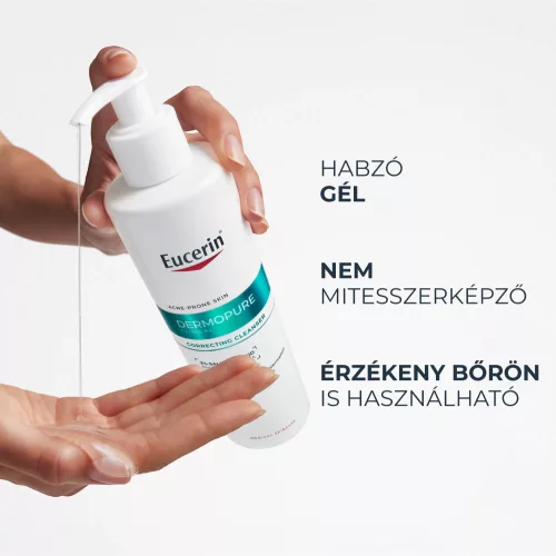 EUCERIN DermoPure Clinical Correcting Cleanser - Mélytisztító gél (400ml)