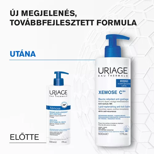 URIAGE Xémose C8+ Lipidpótló testápoló balzsam száraz bőrre (500ml)