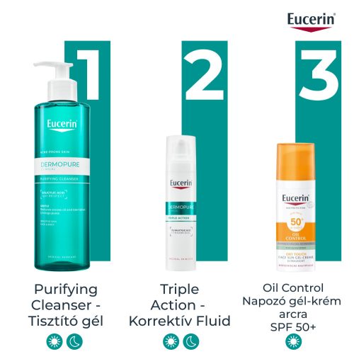 EUCERIN DermoPure Clinical Triple Action - Korrektív Fluid (40ml)