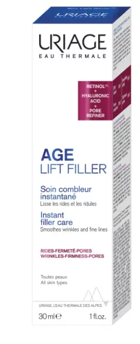 URIAGE Age Lift filler azonnali ráncfeltöltő és bőrtökéletesítő arckrém (30ml)