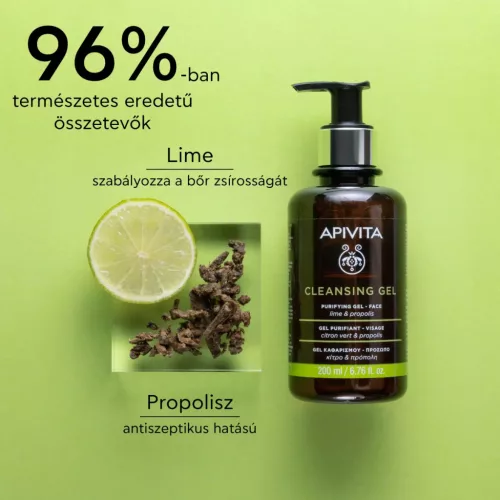 APIVITA Arctisztító habzó gél zsíros/kombinált bőrre (200ml)