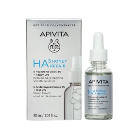   APIVITA BEE Tech HA5 Honey feltöltő, regeneráló szérum (30ml)