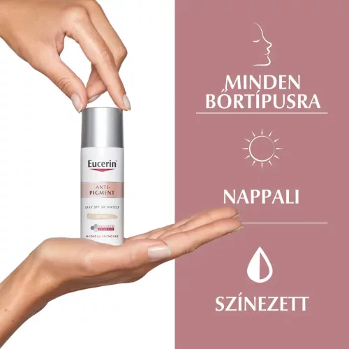 EUCERIN Anti-Pigment színezett nappali arckrém FF30 light (50ml)