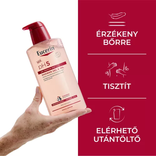 EUCERIN pH5 olajtusfürdő gél (400ml)