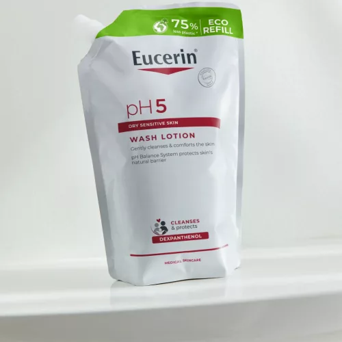 EUCERIN pH5 Folyékony mosakodószer öko utántöltő (750ml)